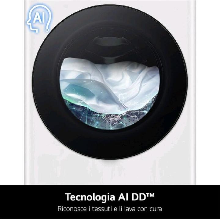 Produktbild LG F4R9009TPWC 9kg Waschmaschine Klasse A -40% AI DD mit Dampf (9 kg, Links)
