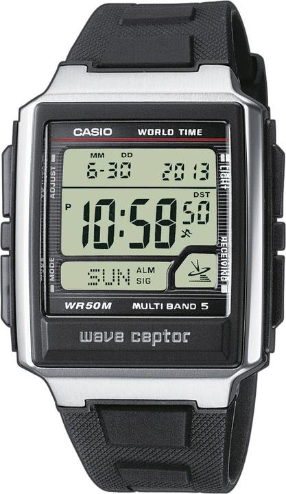 Casio Wv-59e-1avef (Digital watch, Radio-controlled clock, Hybrid watch, 39 mm)