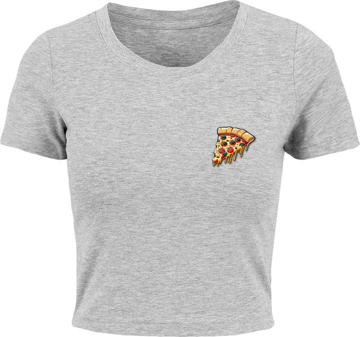 Merchcode Ladies Pizza Comic Cropped Tee - 118541 (M)