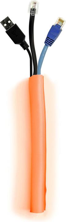 Produktbild Multibrackets Kabelführung, orange, in 25m Karton Abrollbox (Kabeldurchlass, 2500 cm)