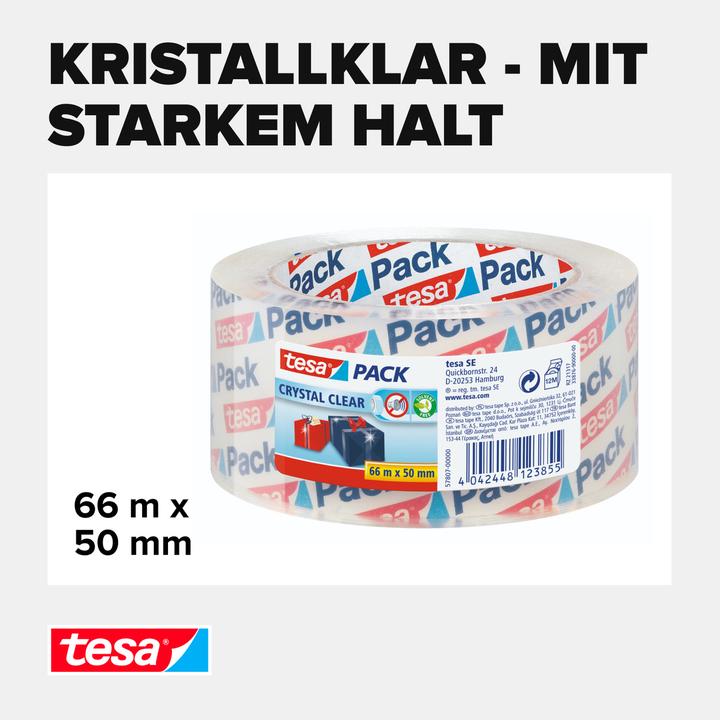 Actual product image tesa tesapack PCV crystal clear (50 mm)
