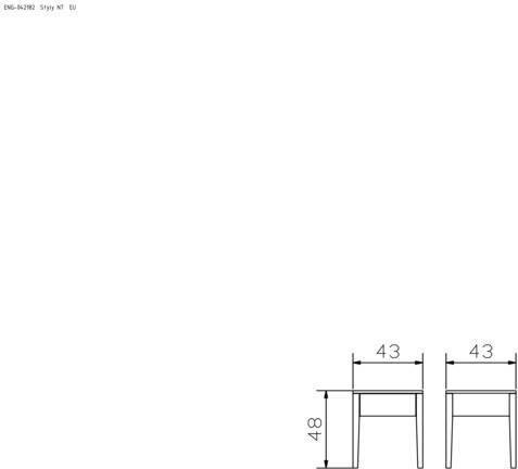 Produktbild Hasena Lounge 201 (43 x 43 x 48 cm)