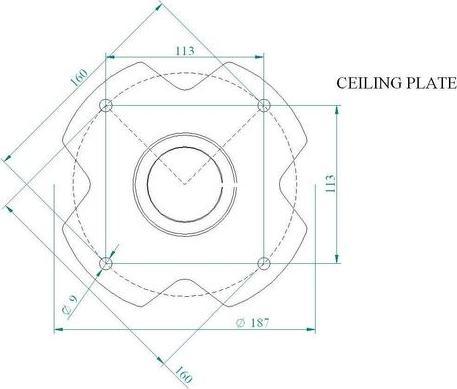 Immagine prodotto Euromet Arakno a soffitto (Soffitto)