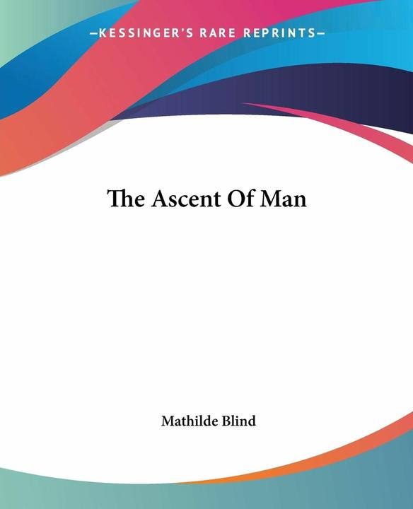Actual product image The Ascent Of Man (English, Mathilde Blind, 2004)