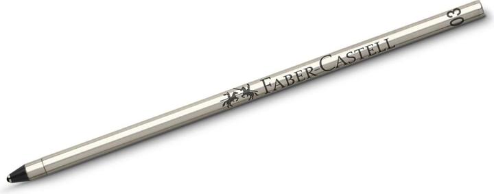 Actual product image Faber-Castell Kugelschreibermine D1 (Refill, Black, 0.50 mm)
