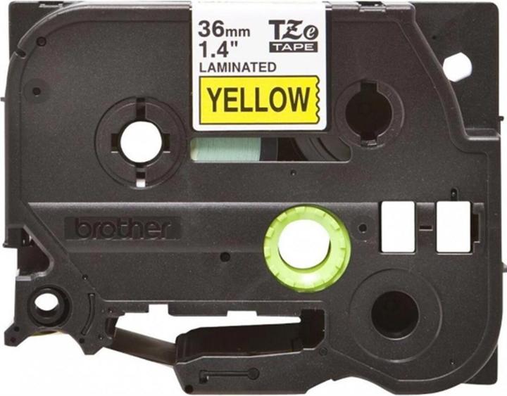 Actual product image Brother Tze-661 (3.60 cm, Black, Yellow)