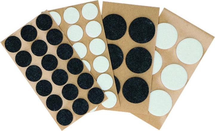 Actual product image OK-Line Felt gliders round, self-adhesive (Felt gliders, 18 Piece)