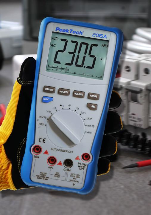 Image du produit Peaktech P 2015 A Multimètre numérique True RMS (CAT III 1000V, CAT IV 600V)