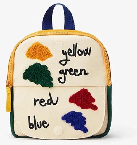 Produktbild Only-Bags.Store Stickerei Sonne Langer Hals Kleiner Dinosaurier Rucksack Haken Haar bestickt Cartoon Leinwand