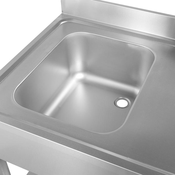 Produktbild Gastro Hero Spülzentrum Basic mit Becken links (Spülbecken Zubehör, 70 cm, 120 cm)