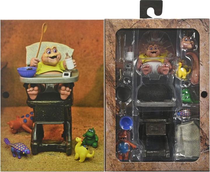 Actual product image Neca Dinosaurs Action Figure Ultimate Baby Sinclair 18 cm