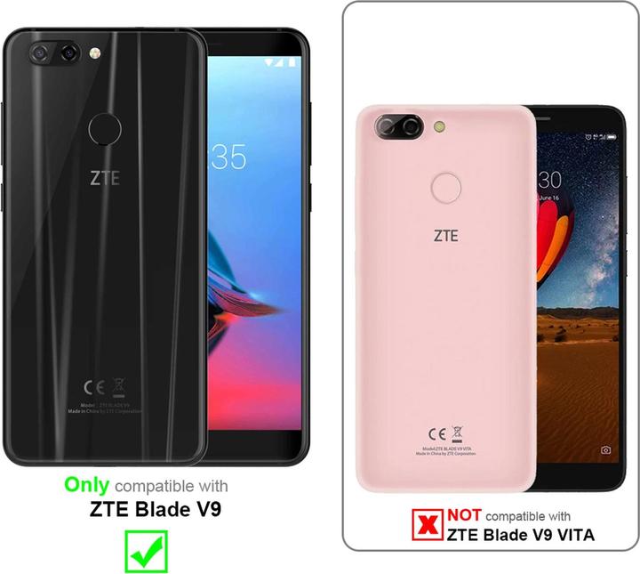 Actual product image Cadorabo Flip like Invisible Cover (ZTE Blade V9)