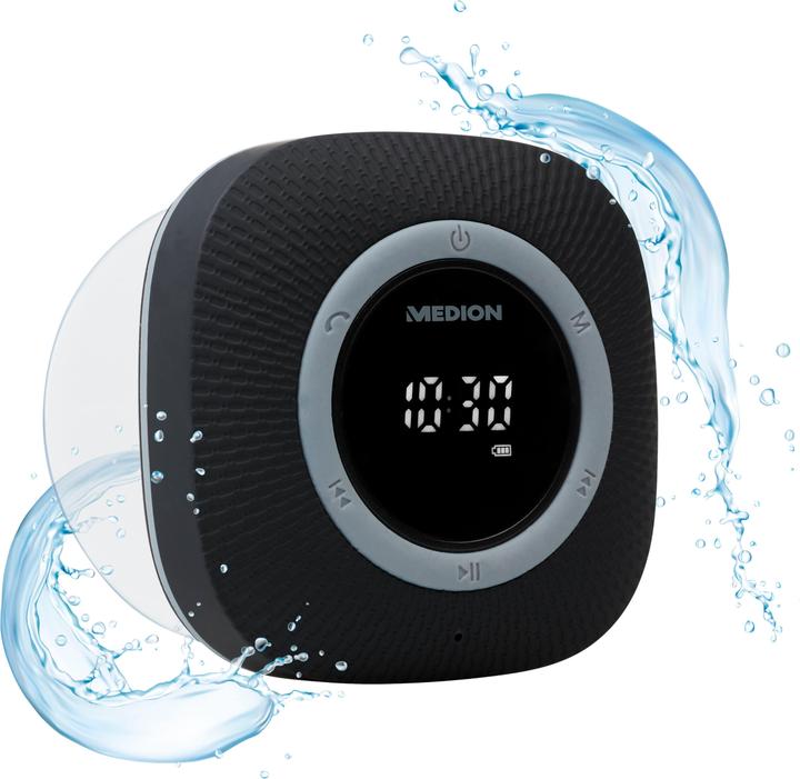 Actual product image Medion P66096 Shower Radio (FM, Bluetooth)