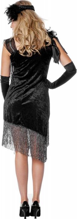 Produktbild Metamorph 20er Jahre Samtkleid mit Glitterfransen (46)