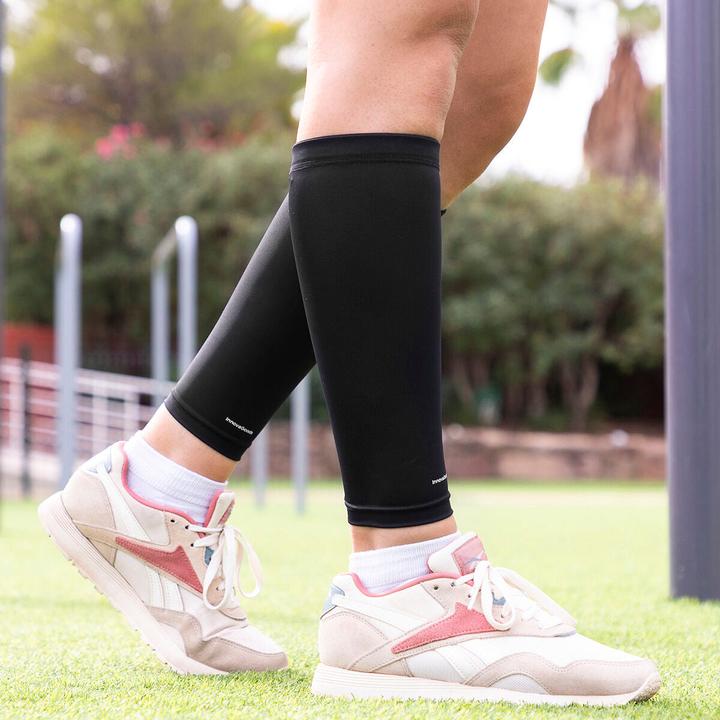 InnovaGoods Komprimierende Sport-Wadenbandagen Slexxers 2 Stück (M, L, XL)