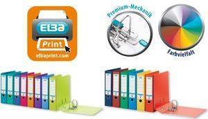 Actual product image Elba Folder rado star, spine width: 80 mm, white, DIN A4 cover outside (A4, 80 mm, 1 Piece)