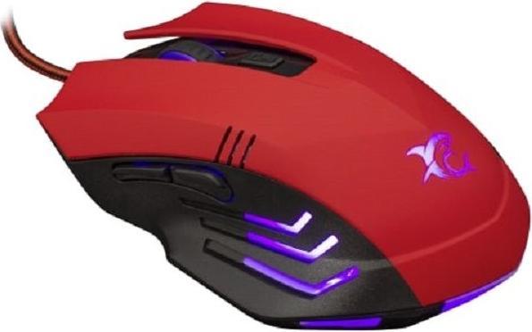 Produktbild White Shark Gaming mouse Hannibal 2, with backlight, 6 buttons, Red (Kabelgebunden)