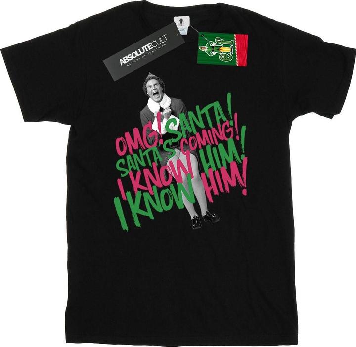 Elf Santa's Coming TShirt (S)