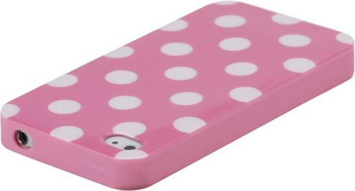 Produktbild König Design Schutzhülle für Handy iPhone 4 / 4s Rosa (LG G4s, Apple iPhone 4)