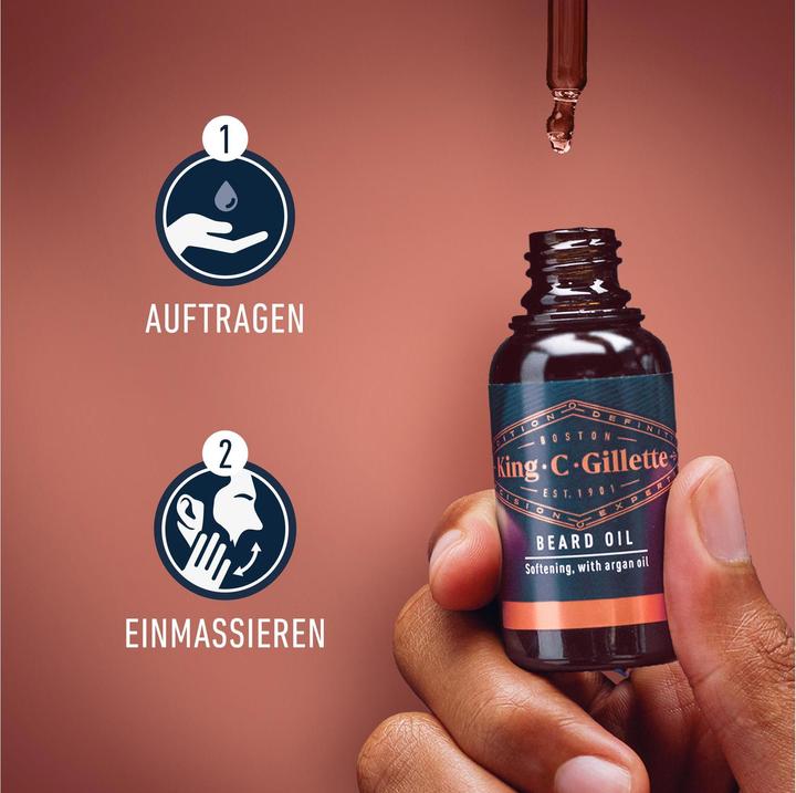 Actual product image King C. Gillette Beard Oil (30 ml)