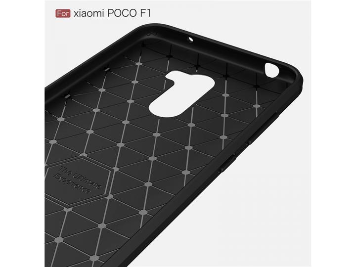 Image du produit Screenguard Xiaomi POCOPHONE F1 Housse Carbon Brushed Soft TPU (Xiaomi Pocophone F1)
