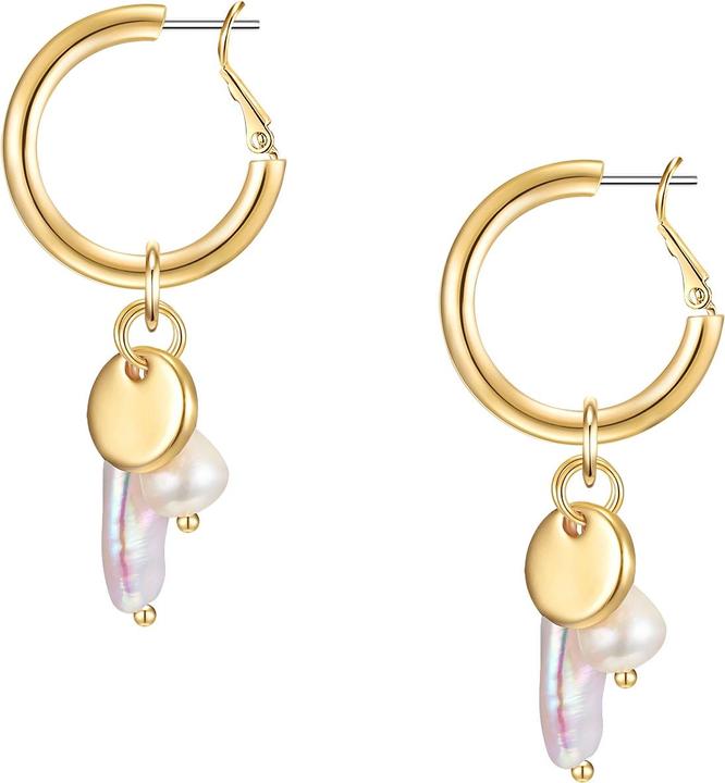 Actual product image Lulu & Jane Ladies metal alloy freshwater cultured pearl yellow gold - 29255 (Metal alloy)