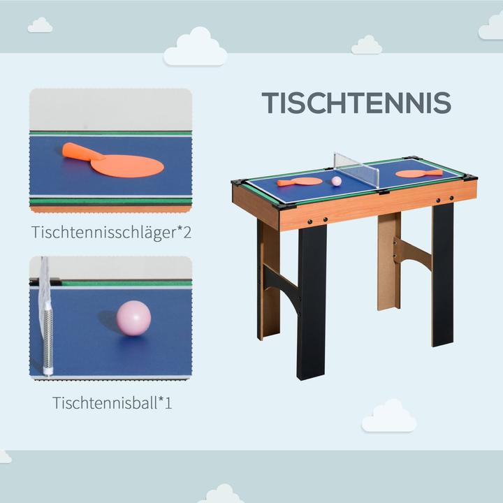 Produktbild Jamb 4-in-1 Multispieltisch Tischfussball Tischhockey Tischtennis & Billard