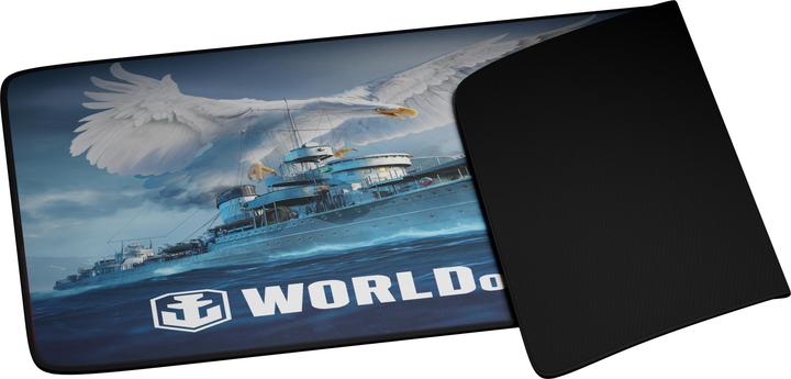 Image du produit Genesis Tapis de souris NATEC carbone 500 Maxi World of Warships 900x450mm