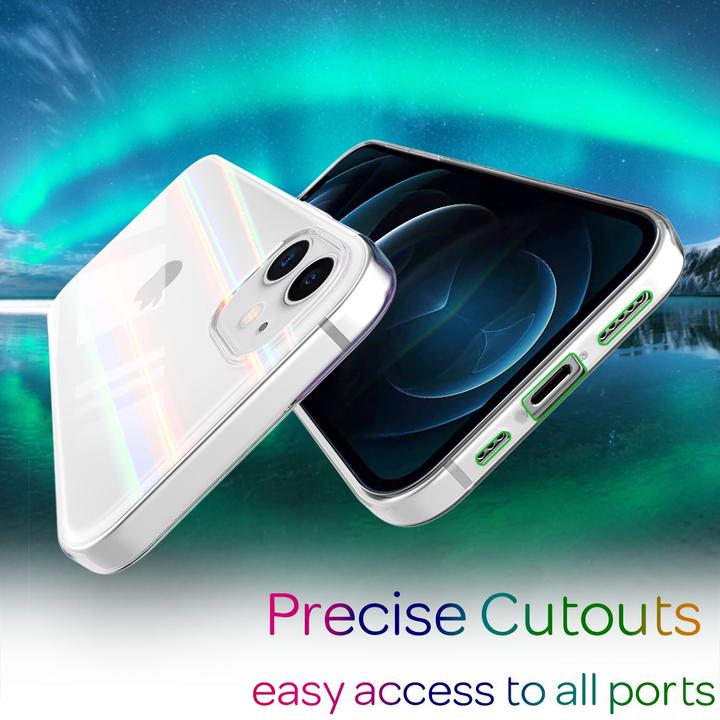 Produktbild Nalia Klares Hartglas Case (Apple iPhone 12 Pro, Apple iPhone 12)