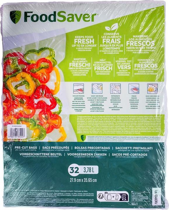 Actual product image FoodSaver HeatSeal bag (32 x)