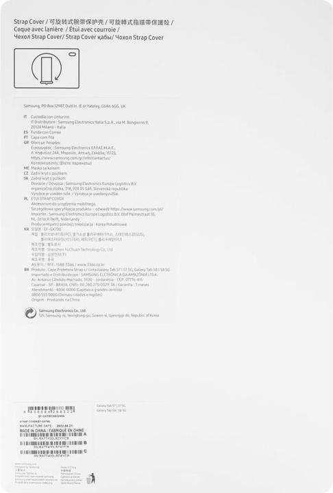 Image du produit Samsung Onglet S8 Strap Cover noir (Galaxy Tab S8)
