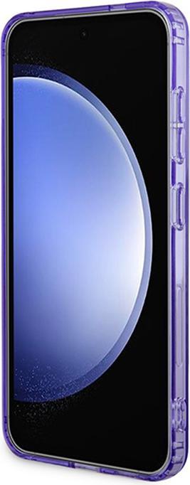 Actual product image Guess GUHMS24SHFWFCU S24 S921 fioletowy/purple hardcase IML Flowers Wreath MagSafe (Samsung Galaxy S24)