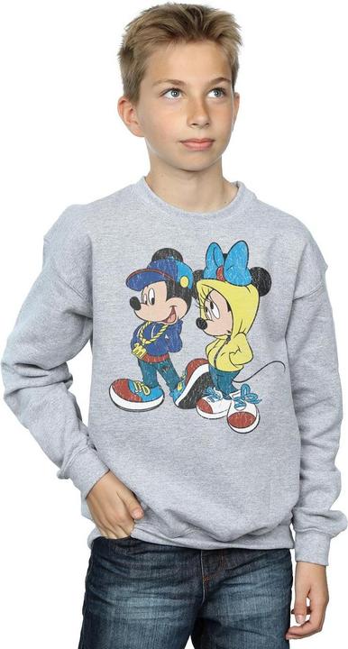 Actual product image Disney Boys Mickey And Minnie Mouse Pose Sweatshirt (104)