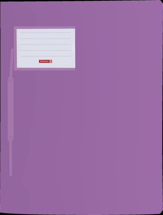 Actual product image FACT! plastic folder violet pastel translucent DIN A4 (A4, 1 x)
