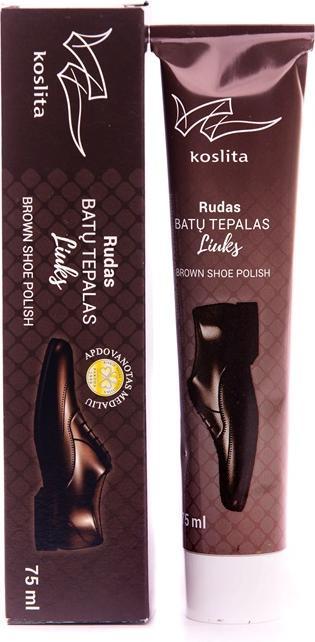 Actual product image essence Shoe Polisher Liuks Brown 75ml
