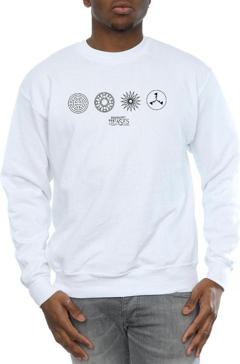 Immagine prodotto Fantastic Beasts Circular Icons Felpa Uomo (3XL)