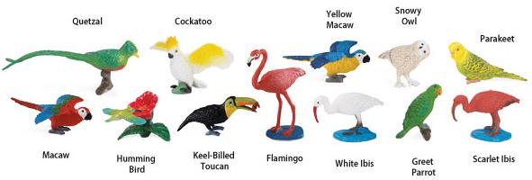Produktbild Safari Toob Exotische Voegel