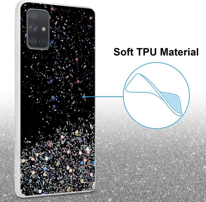 Produktbild Cadorabo TPU Cover funkelnder Glitter (Samsung Galaxy A71)