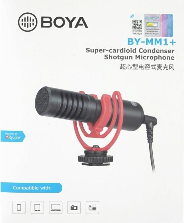 Produktbild Boya BY-MM1+ Kompaktes Aufsteckmikrofon