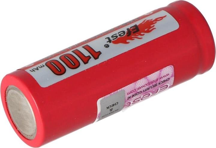 Produktbild Efest Akku IMR 18500 V1 - (Pluspol flach) (1 Stk., 18500, 1100 mAh)