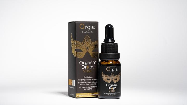 Actual product image Orgie Orgasm Drops Vibe (15 ml)