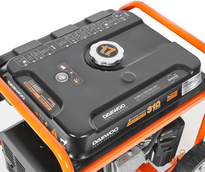Produktbild Daewoo Power Products Inverter Stromerzeuger (5000 W, 17 l)