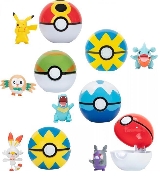 Immagine prodotto Jazwares Clip'n'Go Poké Balls assortite
