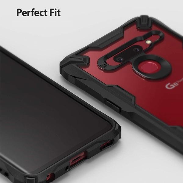 Actual product image Ringke Fusion X body armored cover with frame LG G8 ThinQ black (FXLG0006) universal (G8 ThinQ)