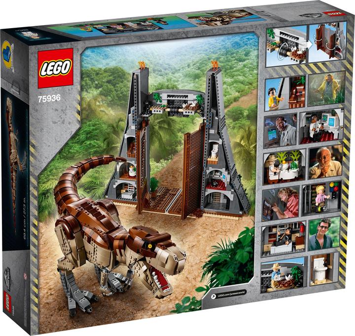 Actual product image LEGO Jurassic Park: T. Rex's devastation (75936, LEGO Jurassic World)