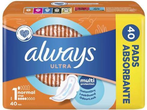 Image du produit Always Ultra Normal (40 x, Tampons sanitaires)