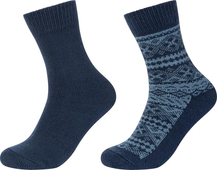 Actual product image Camano Cosy jacquard cuddly socks (pack of 2, 39 - 42)
