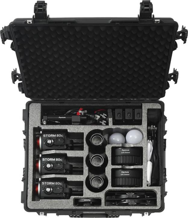 Actual product image Aputure Storm 80c 3-Light kit (Studio light)