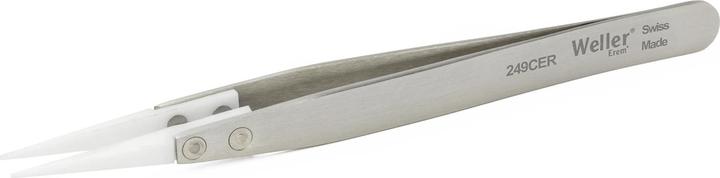 Actual product image Weller Erem Erem Stainless Steel Tweezers Acid Resistant, Tip Straight, Pointed, 130 mm