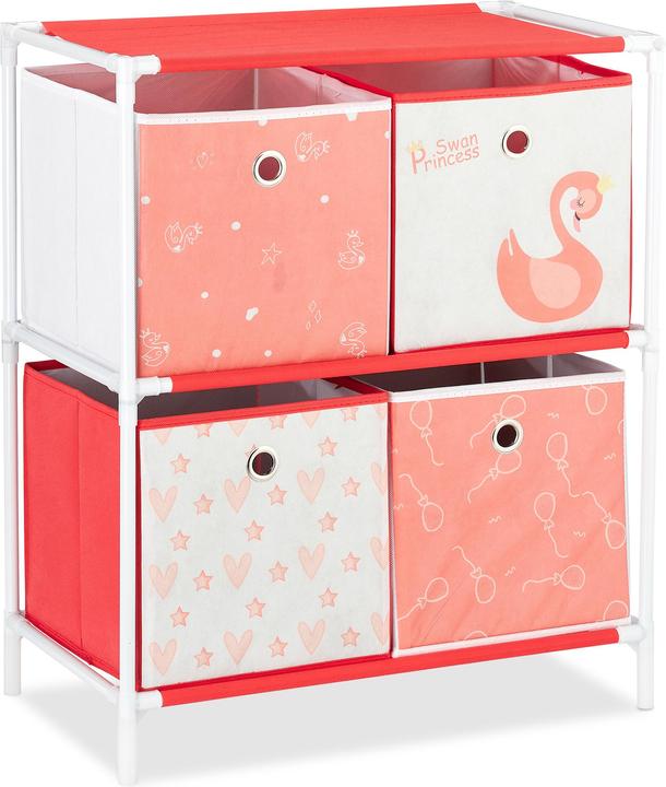 Image du produit Relaxdays Etagère enfant avec boîtes